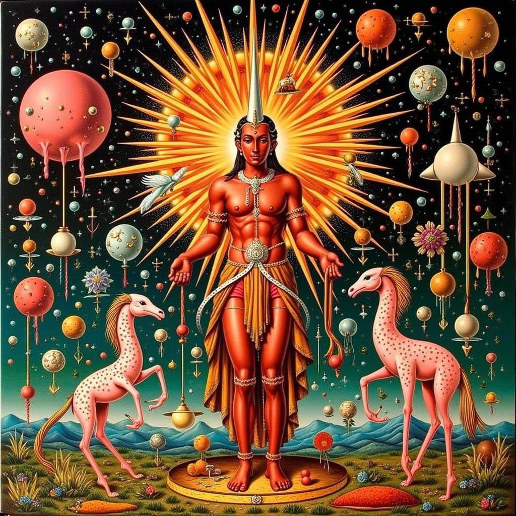 Hallucinatory Art Deco Inspired by Hieronymus Bosch