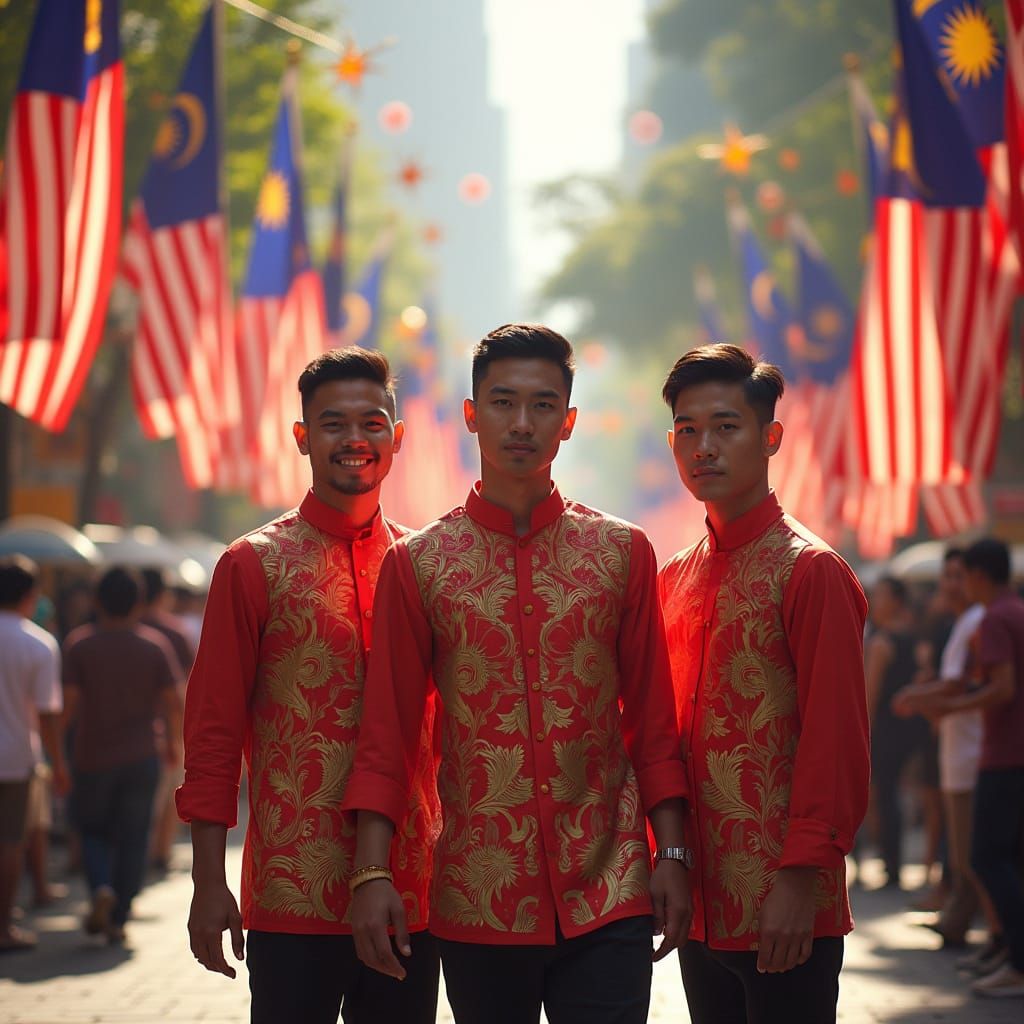 Malaysia Day Celebration in Futuristic Style