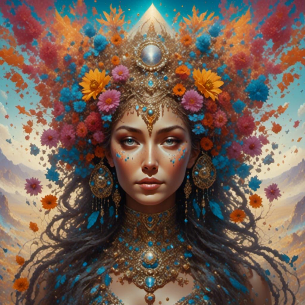 Pachamama: Earth Mother in a Breathtaking Landscape