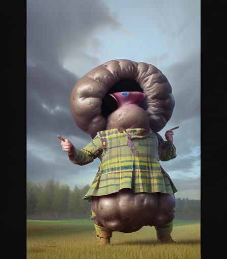 Deformed Scottish Potato Man 1