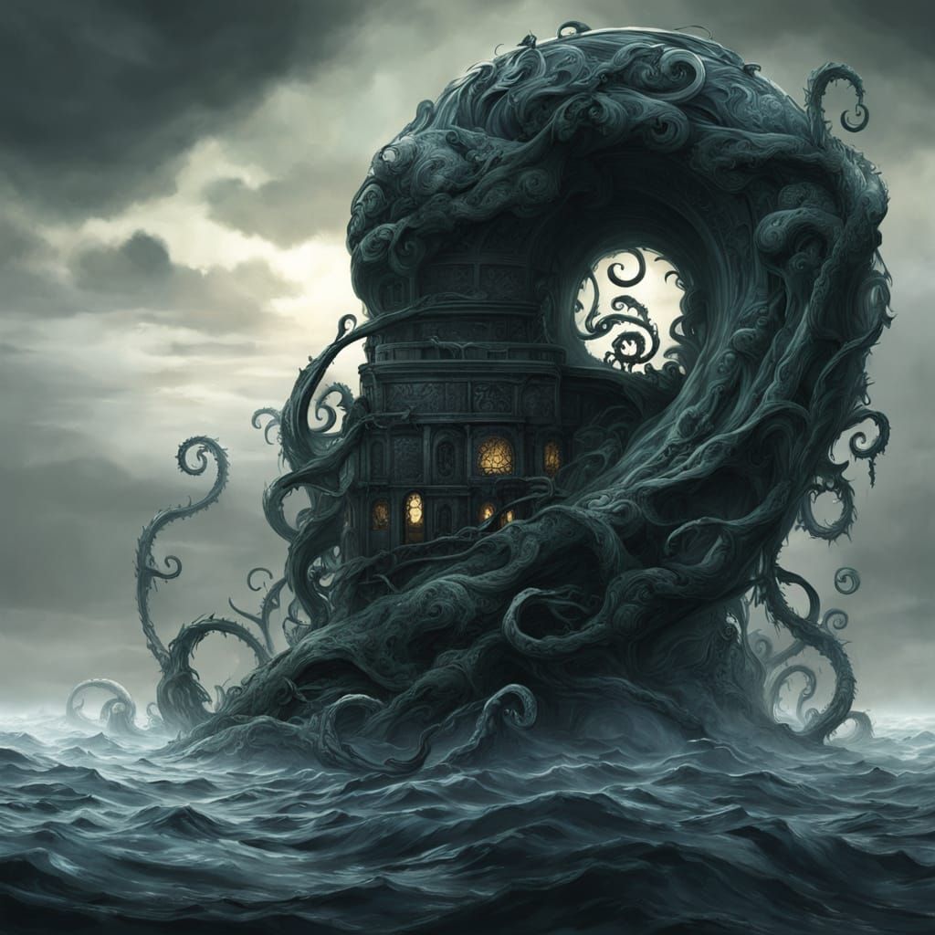 Biomechanical Abomination Erupts from Turbulent Waves