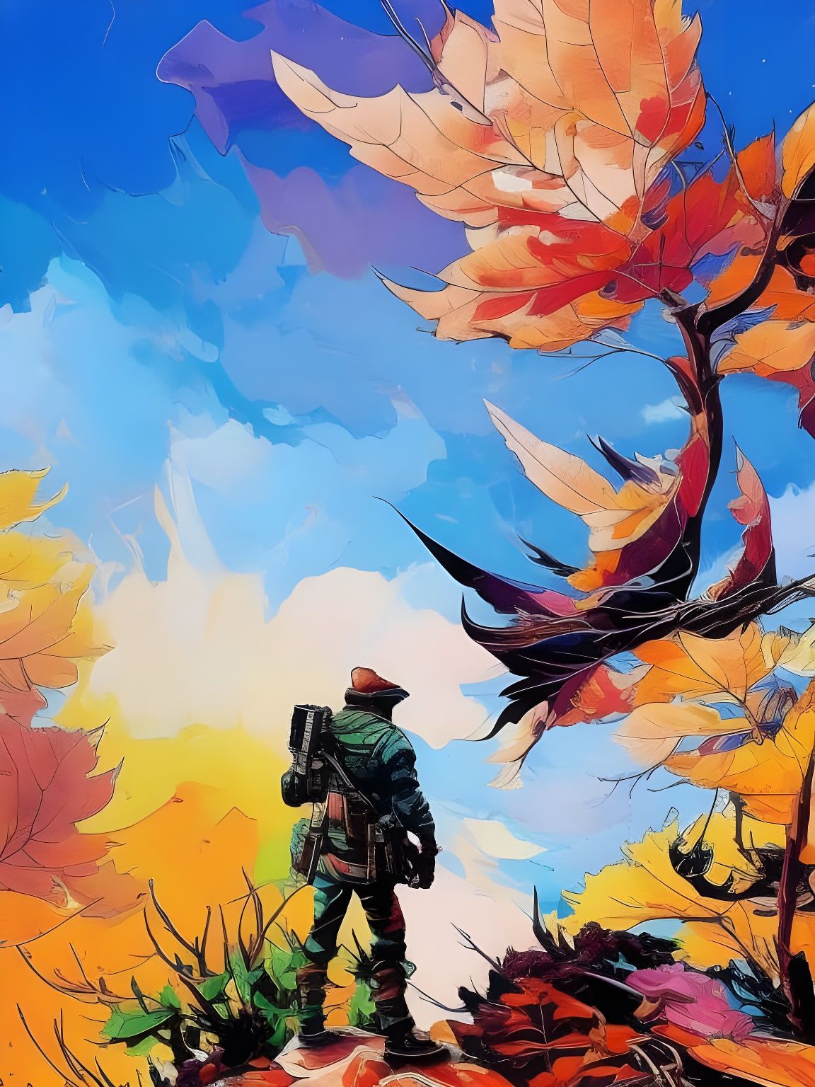 Seasons Merge in Hyperdetailed Borderlands Landscape