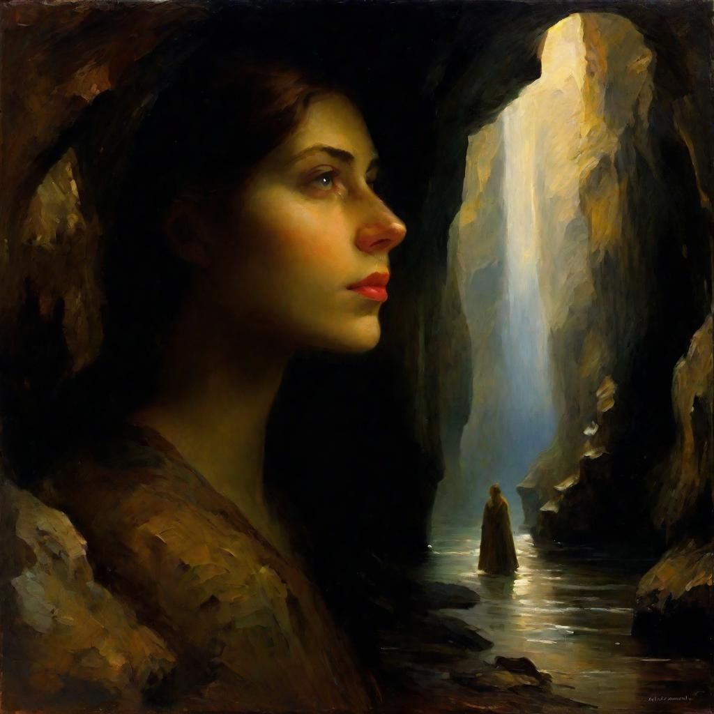 Miriamele Portrait in Impasto Style