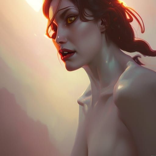 Detailed Portrait of a Devil in Unreal Engine 5