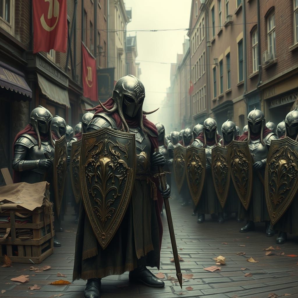Cthulhu's Elite Shieldmaidens Stand Ready in Amsterdam's Sha...
