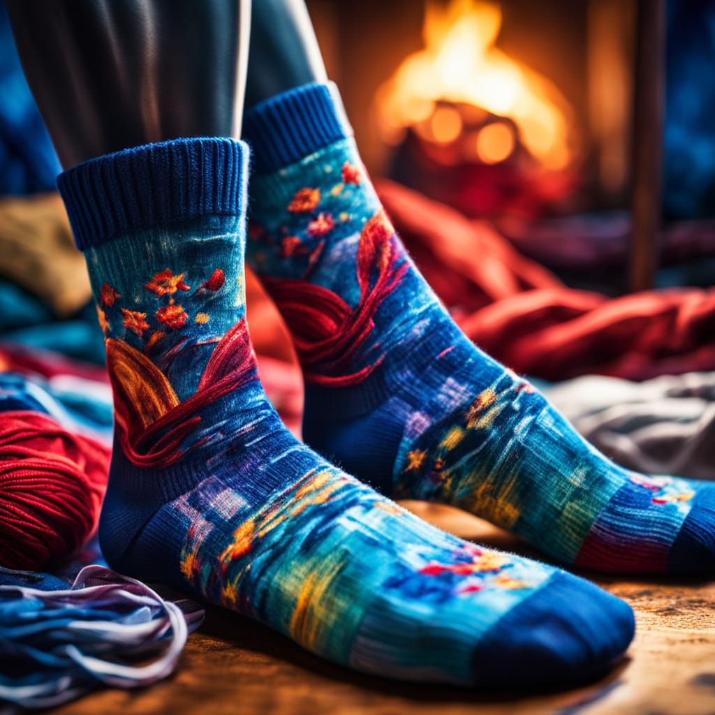 Master Painting Socks: Alcohol Ink Product Photography