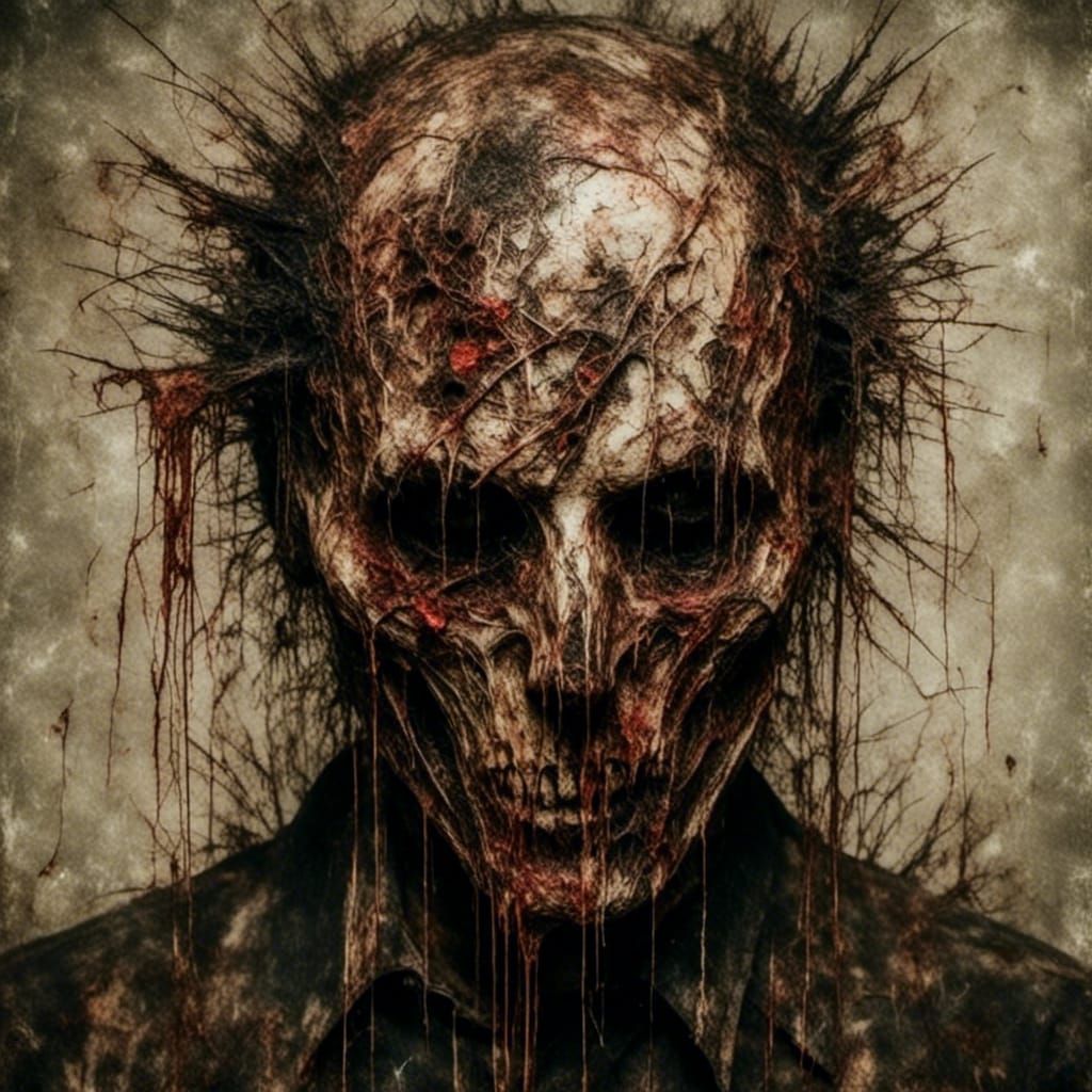 Unsettling Pyrography Art: Mental Health Exploration