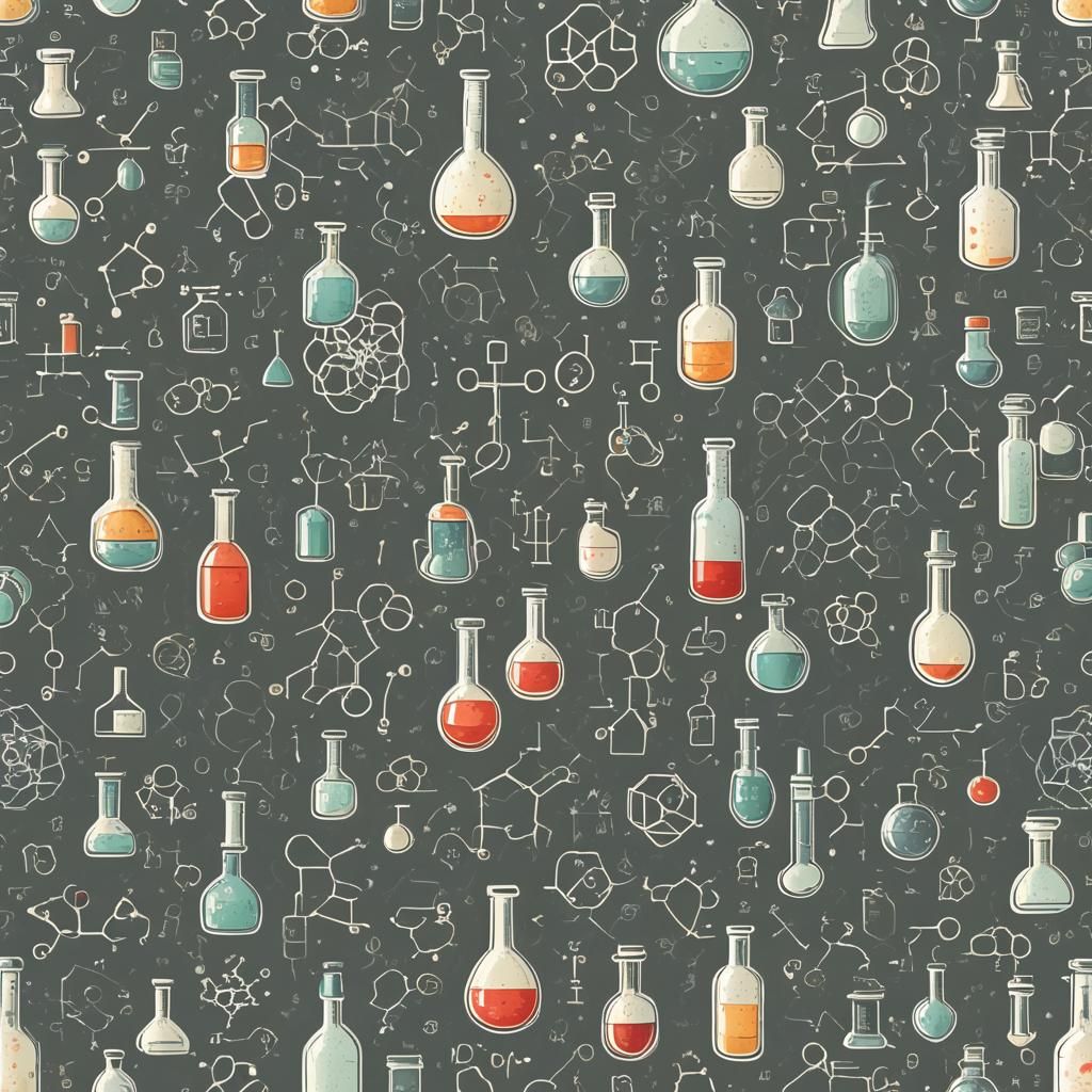 Futuristic AI Chemist Concept