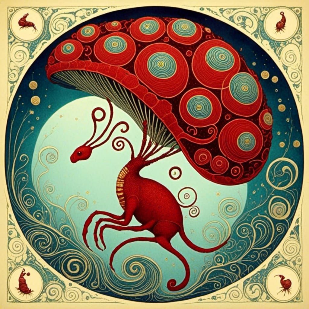 Surreal Landscape with Intense Sunlight