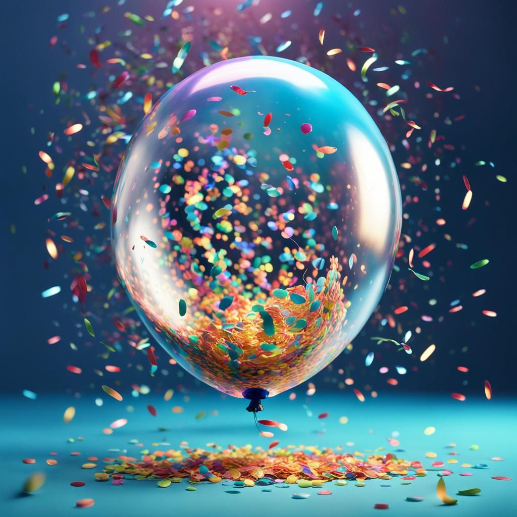 Confetti Explosion in Stop-Motion Photography