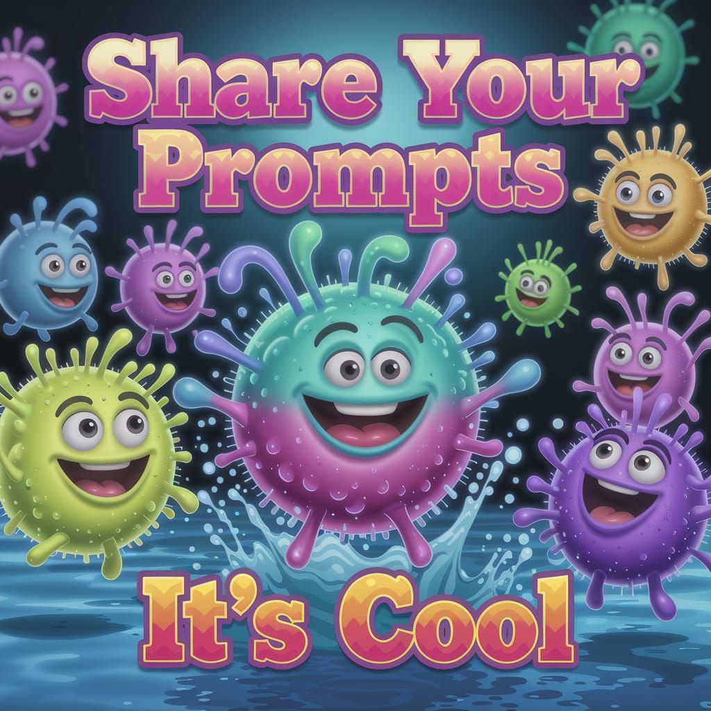 Share Your Prompts: 3D Gothic Text in Animated Scene