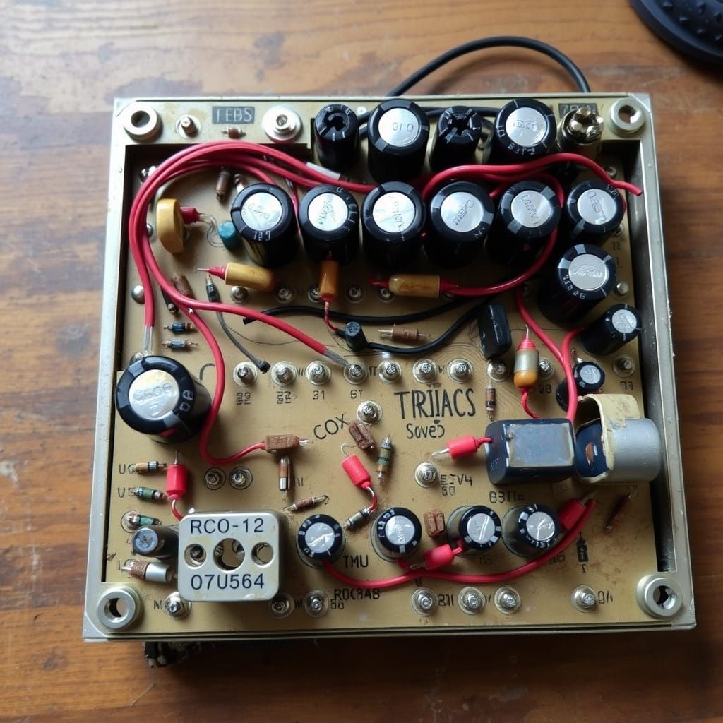 Ugly Electronic Contraption with Capacitors and Triacs