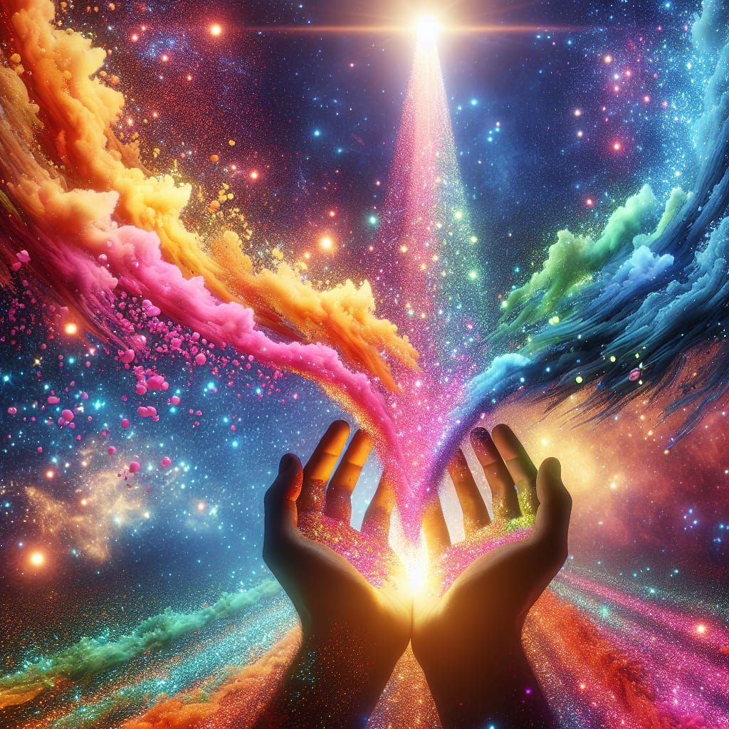 Letting Go, Letting In: A Vibrant Visual Concept