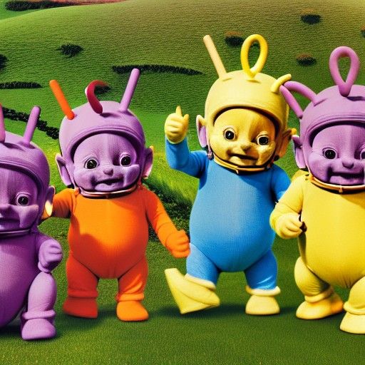 Teletubbies AI Image Generation