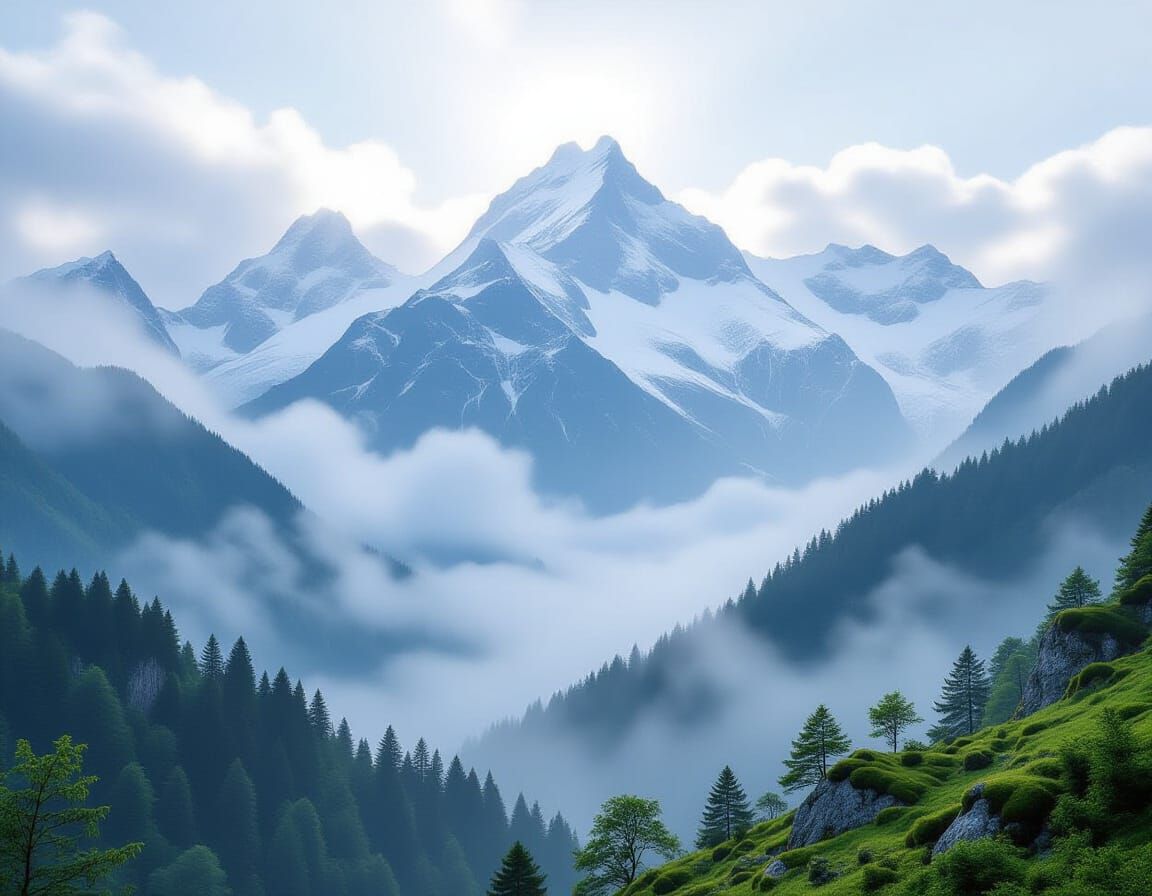 Magical Places with fantastic mountain top