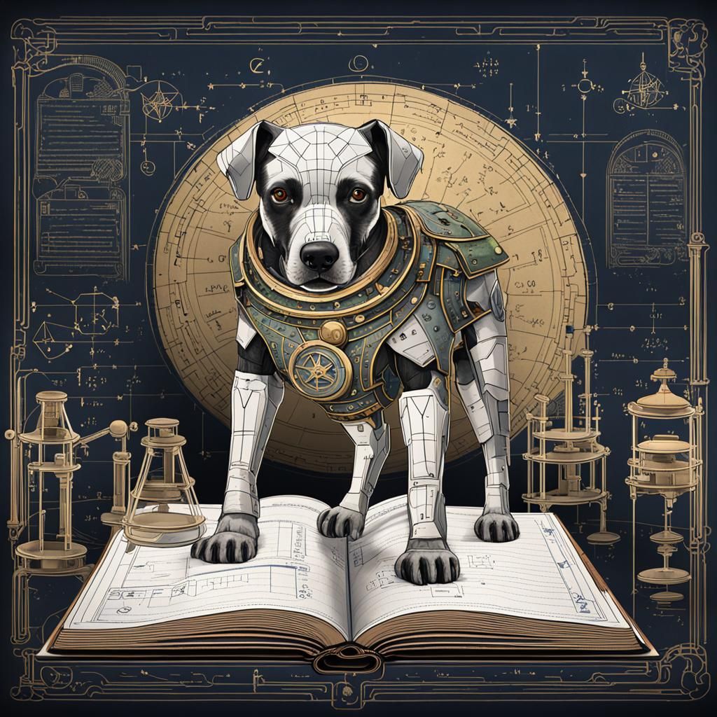 Android Animal Emerges from Fairy Tale Book