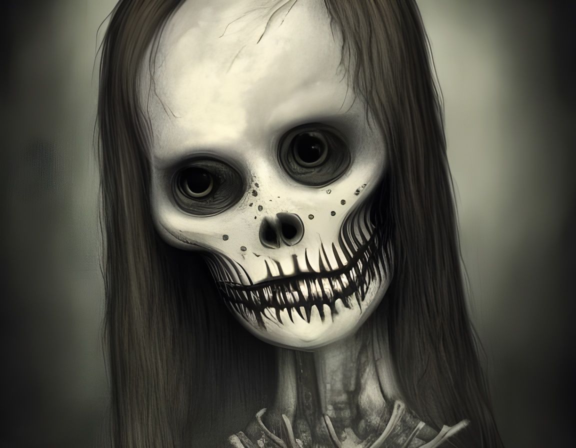 Sad Ghost in Detailed Matte Painting