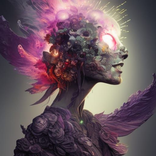 Dark Fantasy Warrior on the Highway to Hell