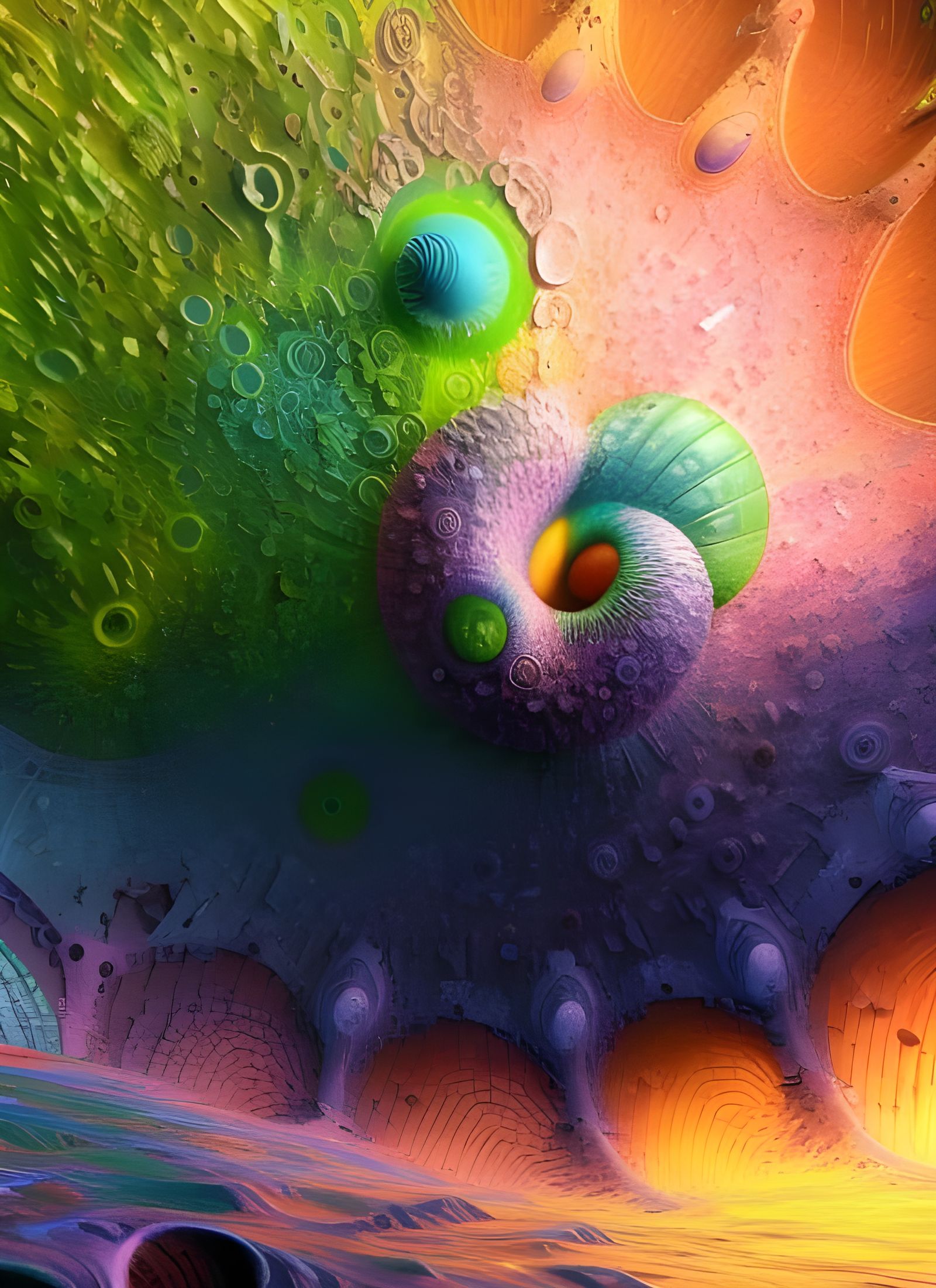 Geometric Abstract: Intricate Mathematical Concept Art