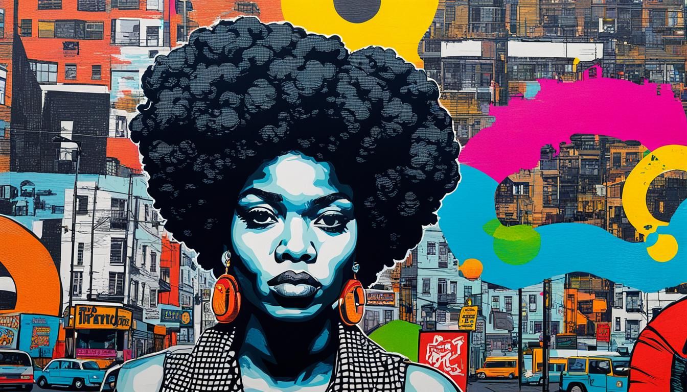 Afrofuturist Street Pop Art Creation
