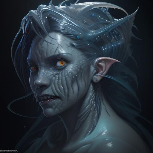 Creepy Deep Sea Anglerfish Portrait in 8K