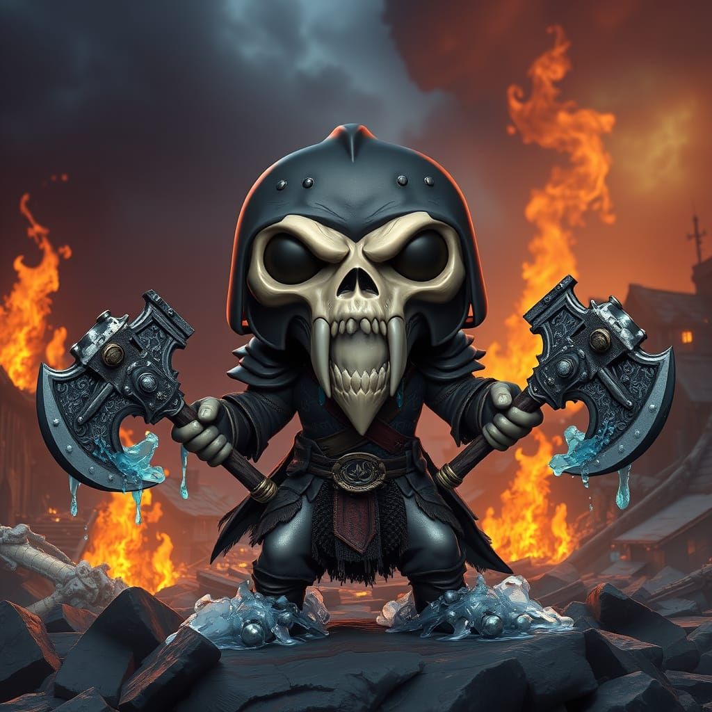 Monstrous Sea Raider in Funko Pop Style