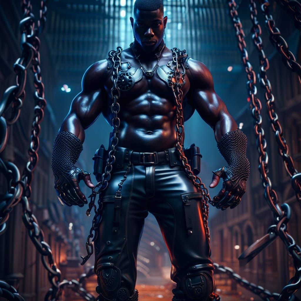 Muscular Men Captured in Oily Latex Suits