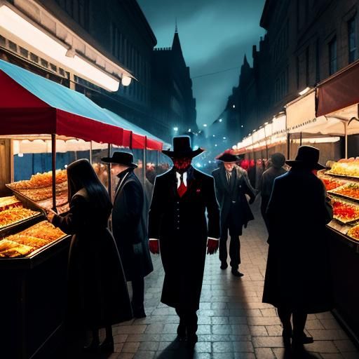 Expressionist Vampires at Street Food Market