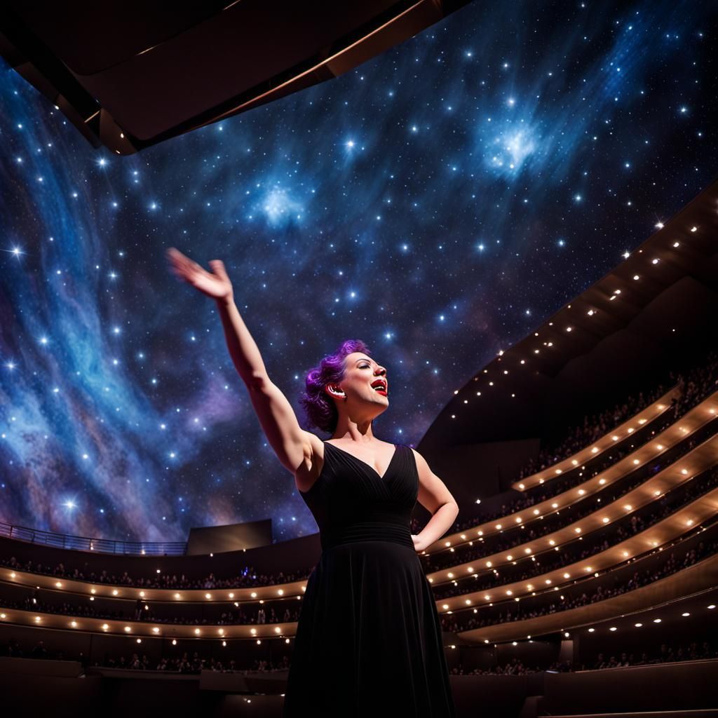 Opera Singer Enraptures Audience in Space