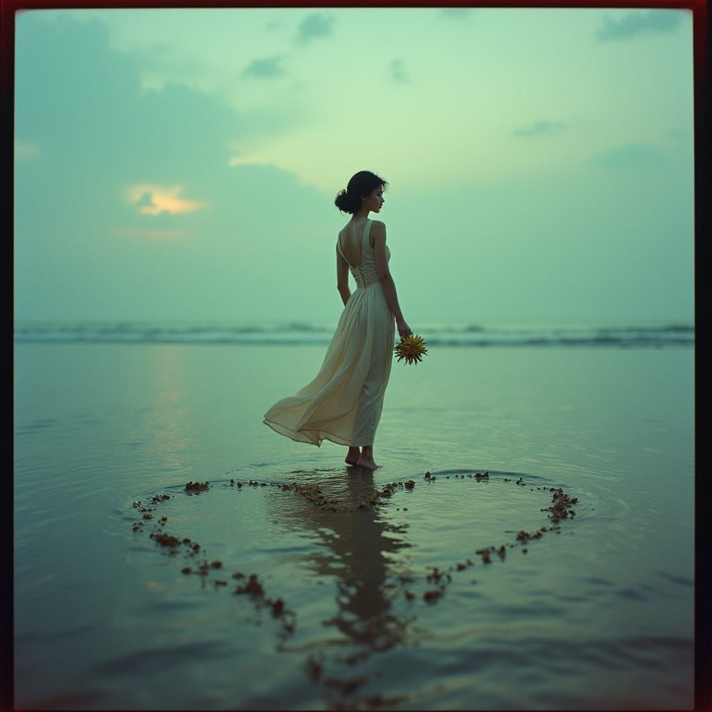 Longing on Cinnamon Street: A Cinematic Film Still