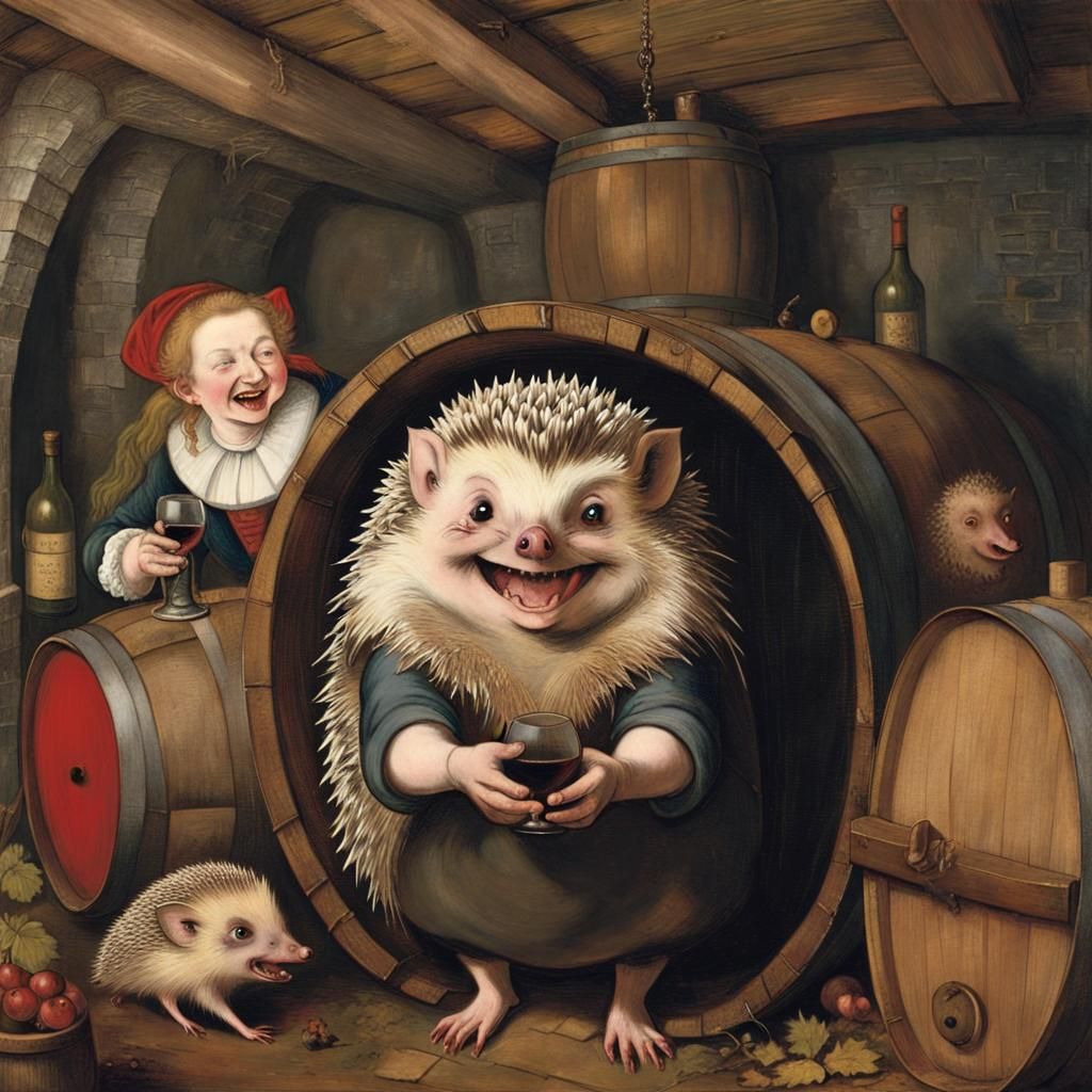 Hedgehog Havoc in Vampire Cellar: Cranach, Gainsborough, Rub...