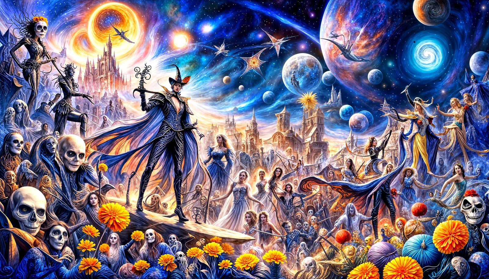 Day of the Dead Menopause Altar, Maximalist Style