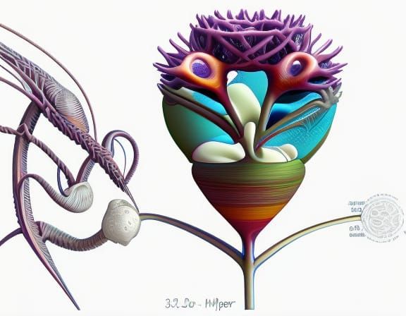 Fractal Mount Lindsay with Celtic Zodiac Elements