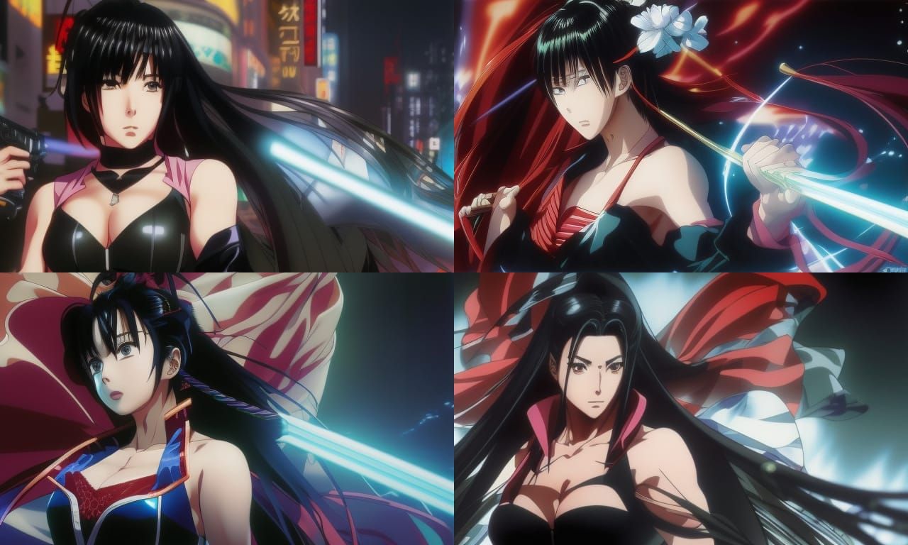 Anime Portrait of Heather Langenkamp as Streets of Rage Char...