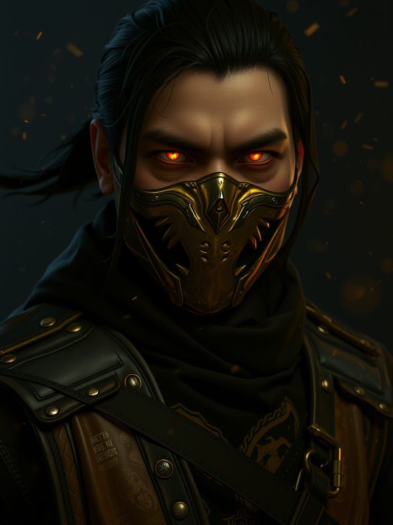 Scorpion from Mortal Kombat in Hyper-Realistic 8K