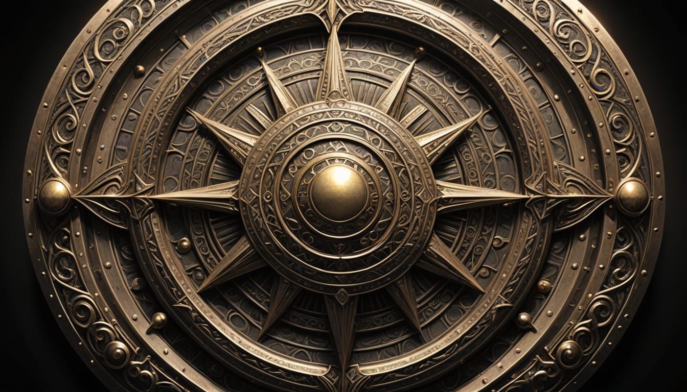 Divine Celestial Shields of Ancient Mythology