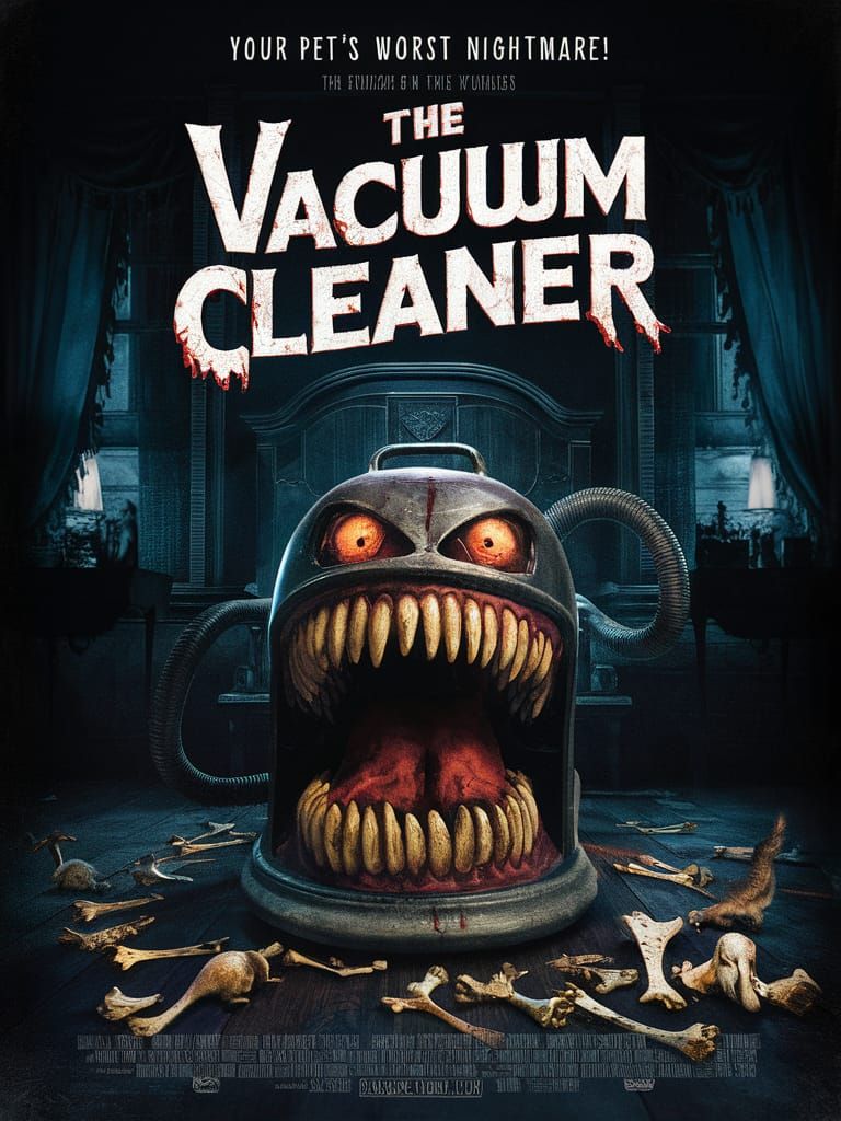 The Vacuum Cleaner: A Horror Movie Poster