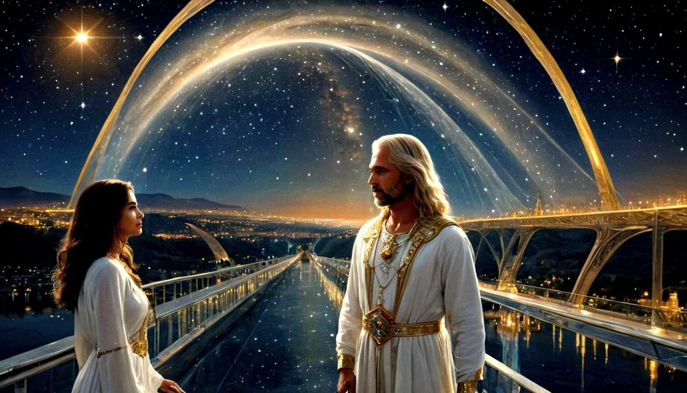 Ashtar and Mira's Cosmic Dance: Galactic Visions