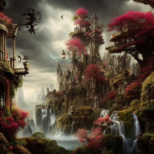 Epic Wonderland: A Cinematic Digital Painting