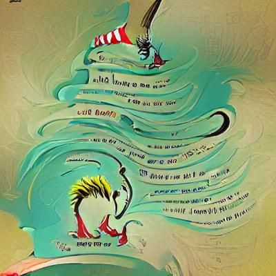 Dr. Seuss AI Image