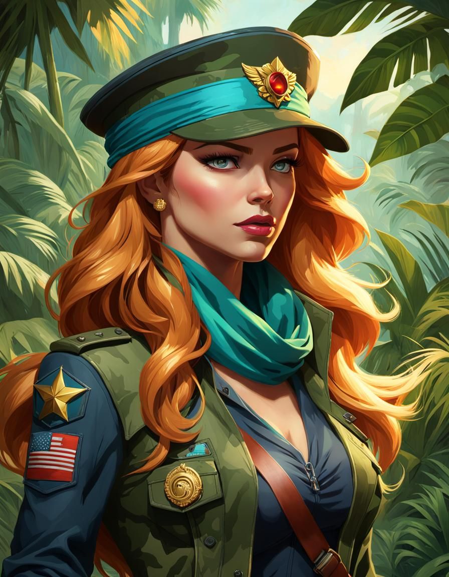 Sunset Shimmer as Spy Infiltrator in Jungle