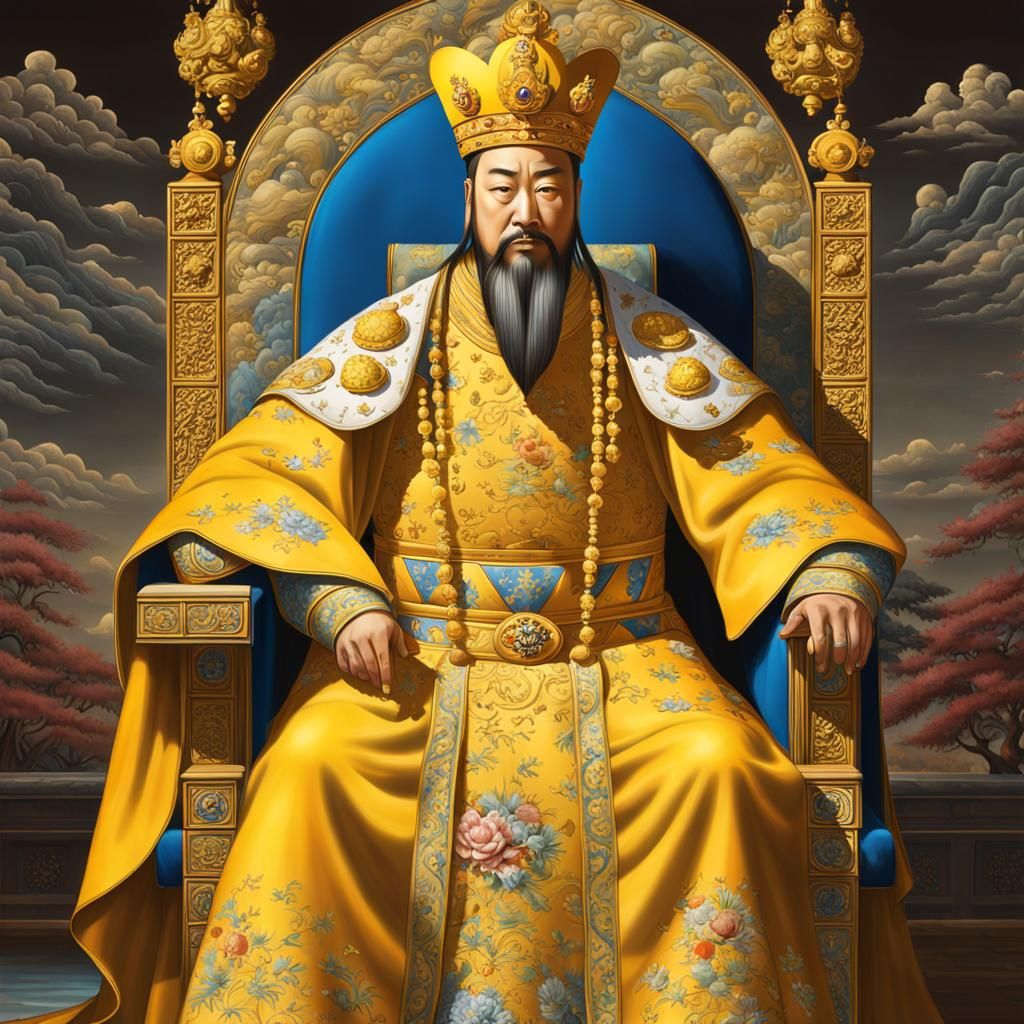 The Yellow Emperor: Detailed Matte Painting in 8K