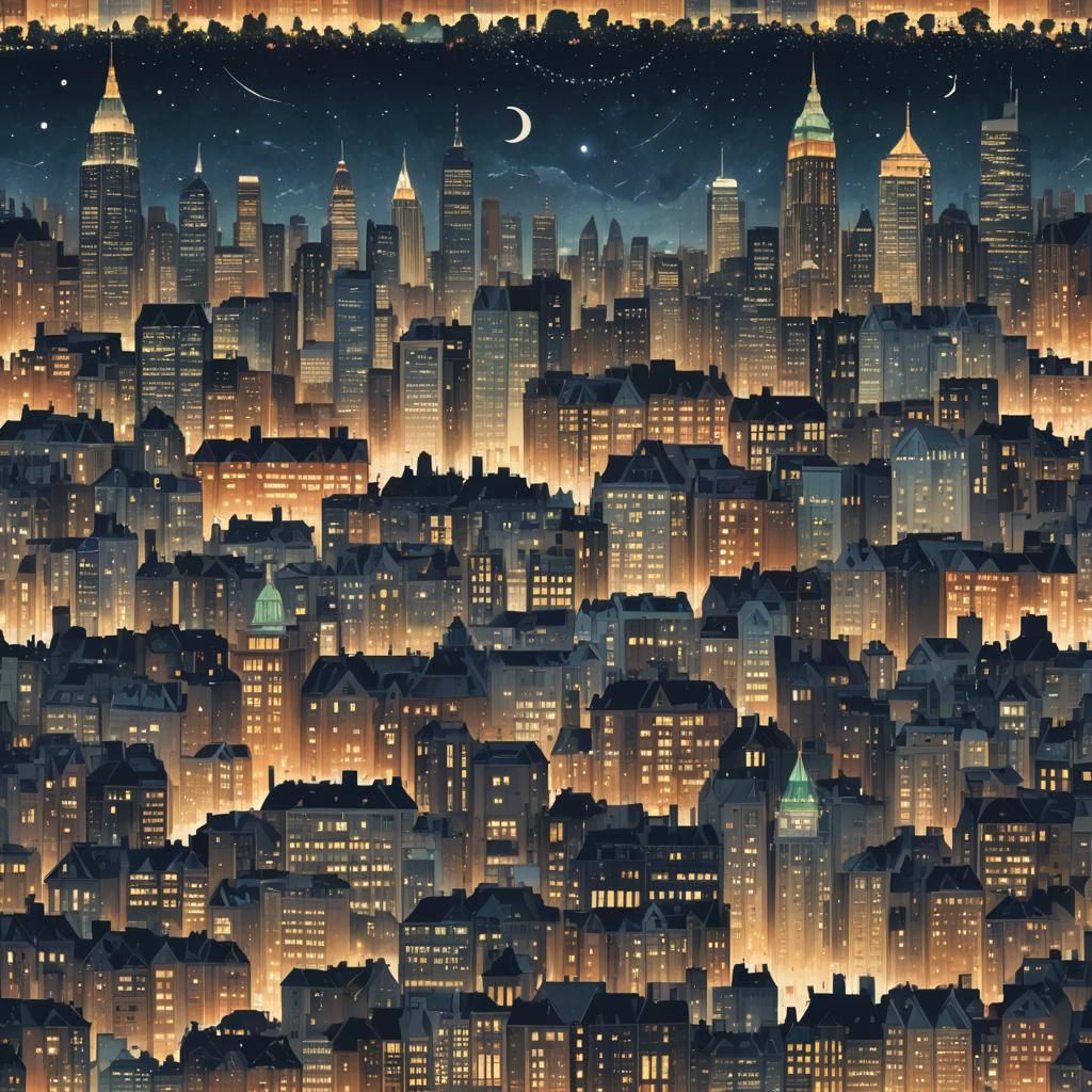 Musical Cityscape: A Symphony of Notes