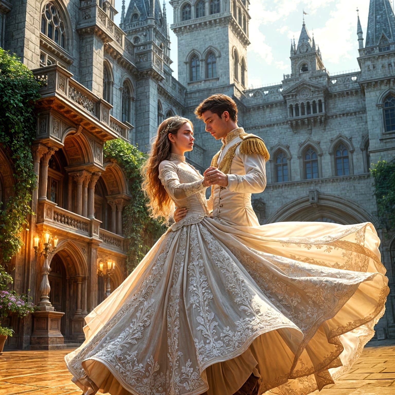 Romantic Medieval Waltz in Splendid Detail