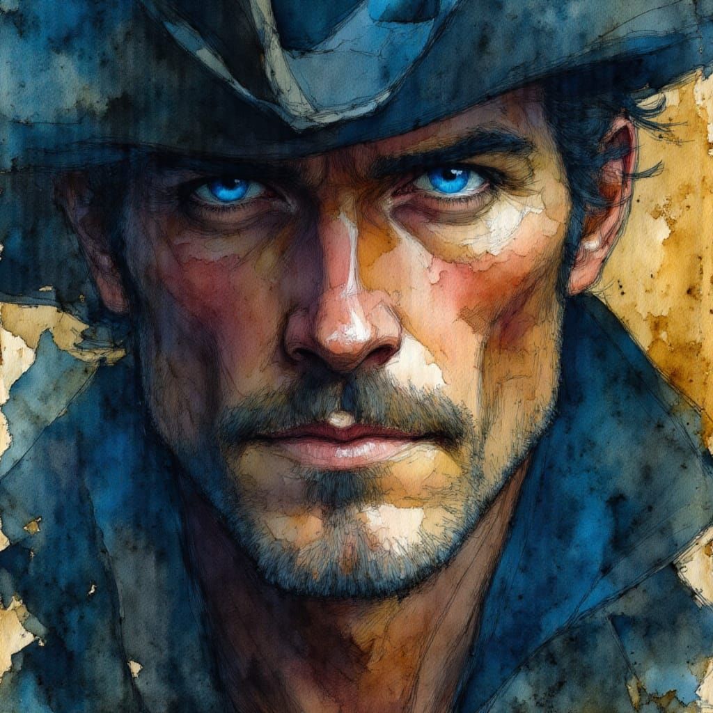 Pirate Sketch in an Old Masters Style