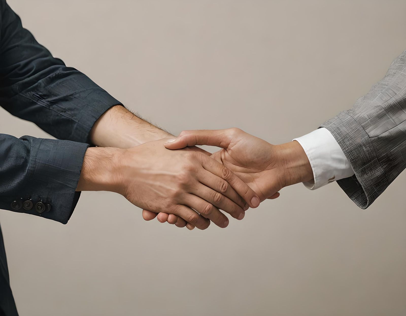 Person Congratulating Themselves