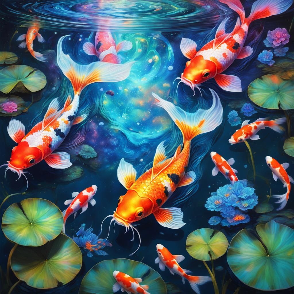 Hologram themed kois