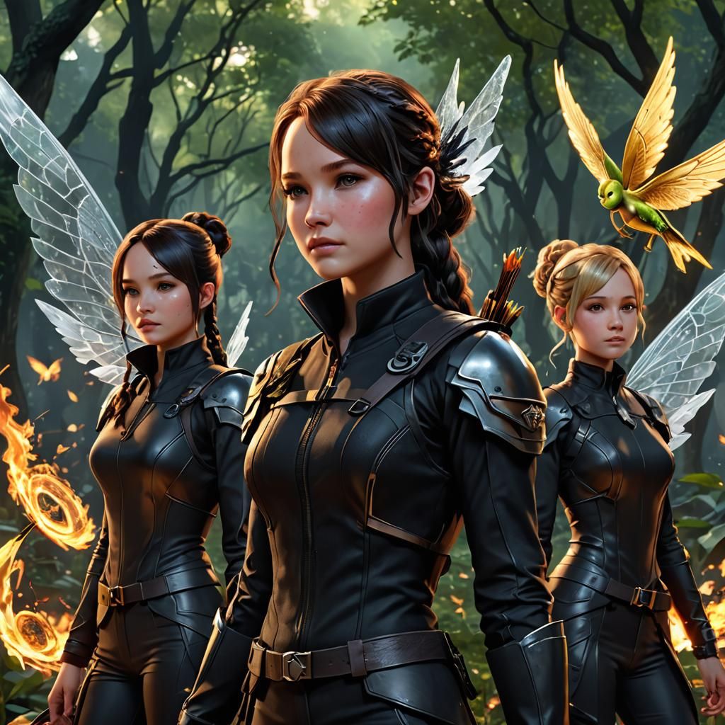 3D Anime Pixie Vampires Inspired by WLOP