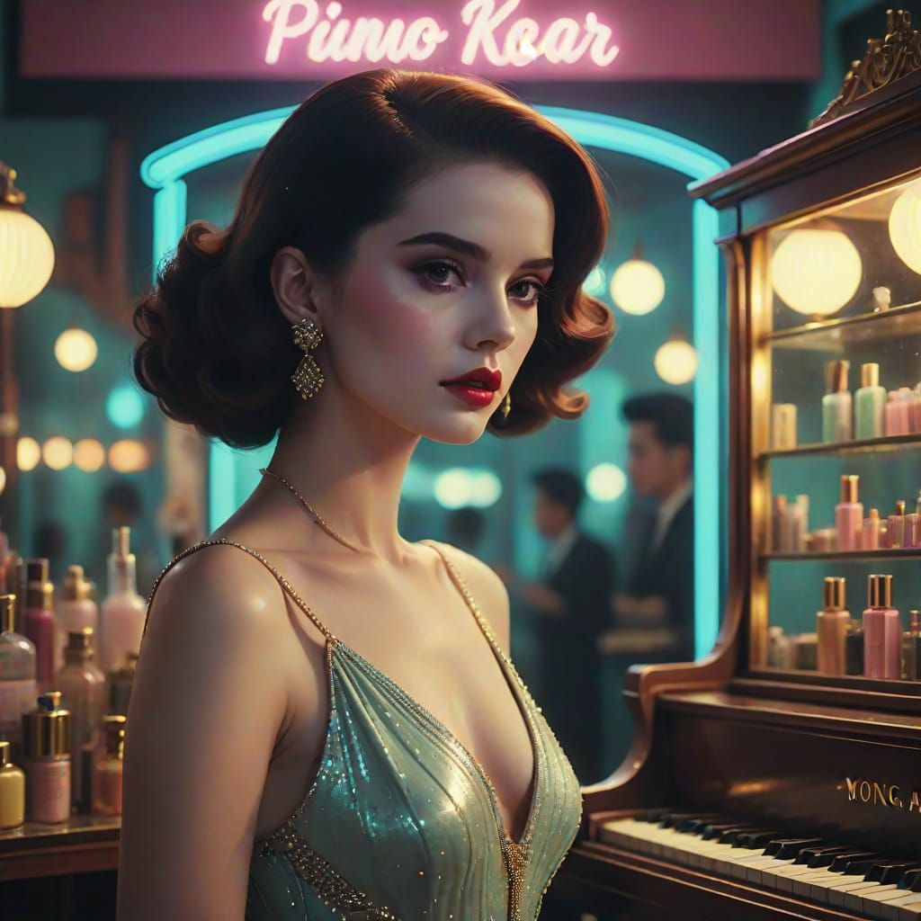 Enchanting Art Deco Beauty in a Vintage Dream