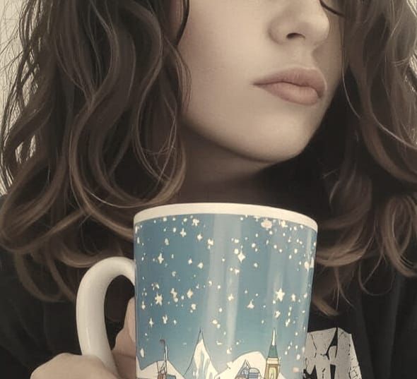 Person in Solarpunk Garden with Solar Panels